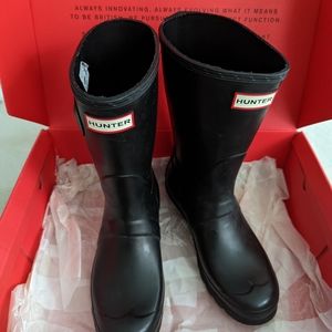 Hunter Women's Original Short Rain Boots Blk